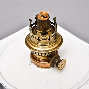 Большой Антикварный Железнодорожный Керосиновый Сигнальный Фонарь, Франция начало ХХ века.