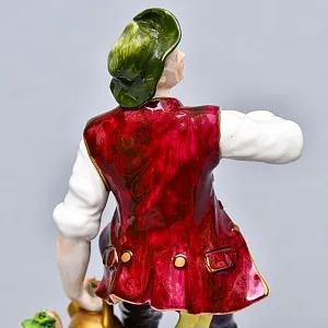 Парные Фарфоровые статуэтки «Молодое вино. Садовник и Садовница», RUDOLF KAMMER Германия - 50гг.