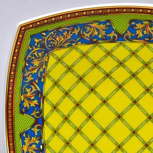 Фарфоровая Тарелка - Мелочёвница - Визитница VERSACE из серии «Русская мечта», Rosenthal Германия.