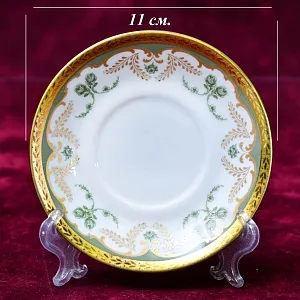 Коллекционная Кофейная Пара «Садовый орнамент», GLORIA Bayreuth, Германия 60гг.