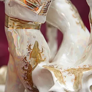 Авторская Коллекционная Фарфоровая статуэтка «Испанский танец», СССР ЛЗФИ, 1967 - 1983 годы.