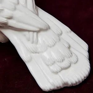 Авторская Коллекционная Фарфоровая Статуэтка «Птица -Попугай - Белый Какаду» Россия.