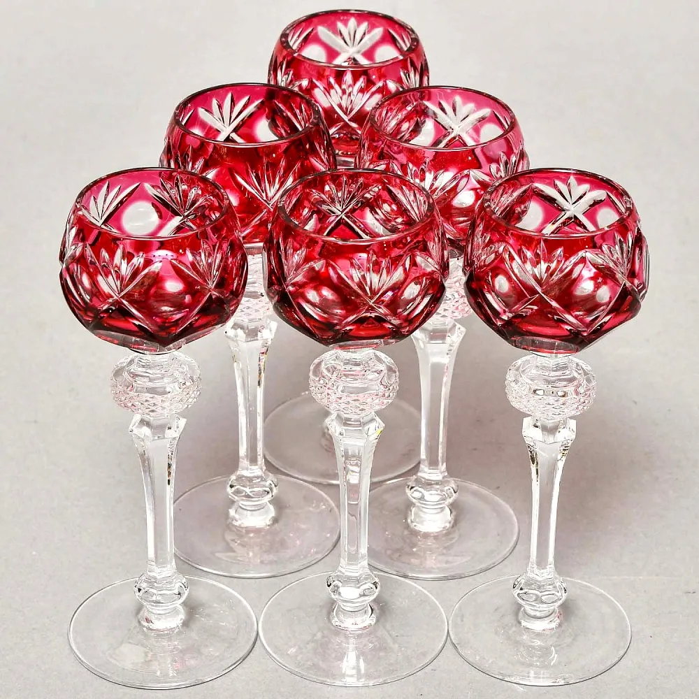 Набор Хрустальных Рюмок «Die Eingebung», WMF Cristal Cabinet Германия, 60 -гг.