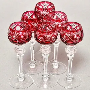 Набор Хрустальных Рюмок «Die Eingebung», WMF Cristal Cabinet Германия, 60 -гг.