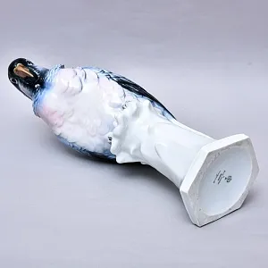 Большая Фарфоровая статуэтка «ПОПУГАЙ», Karl Ens Германия, первая половина ХХ века.