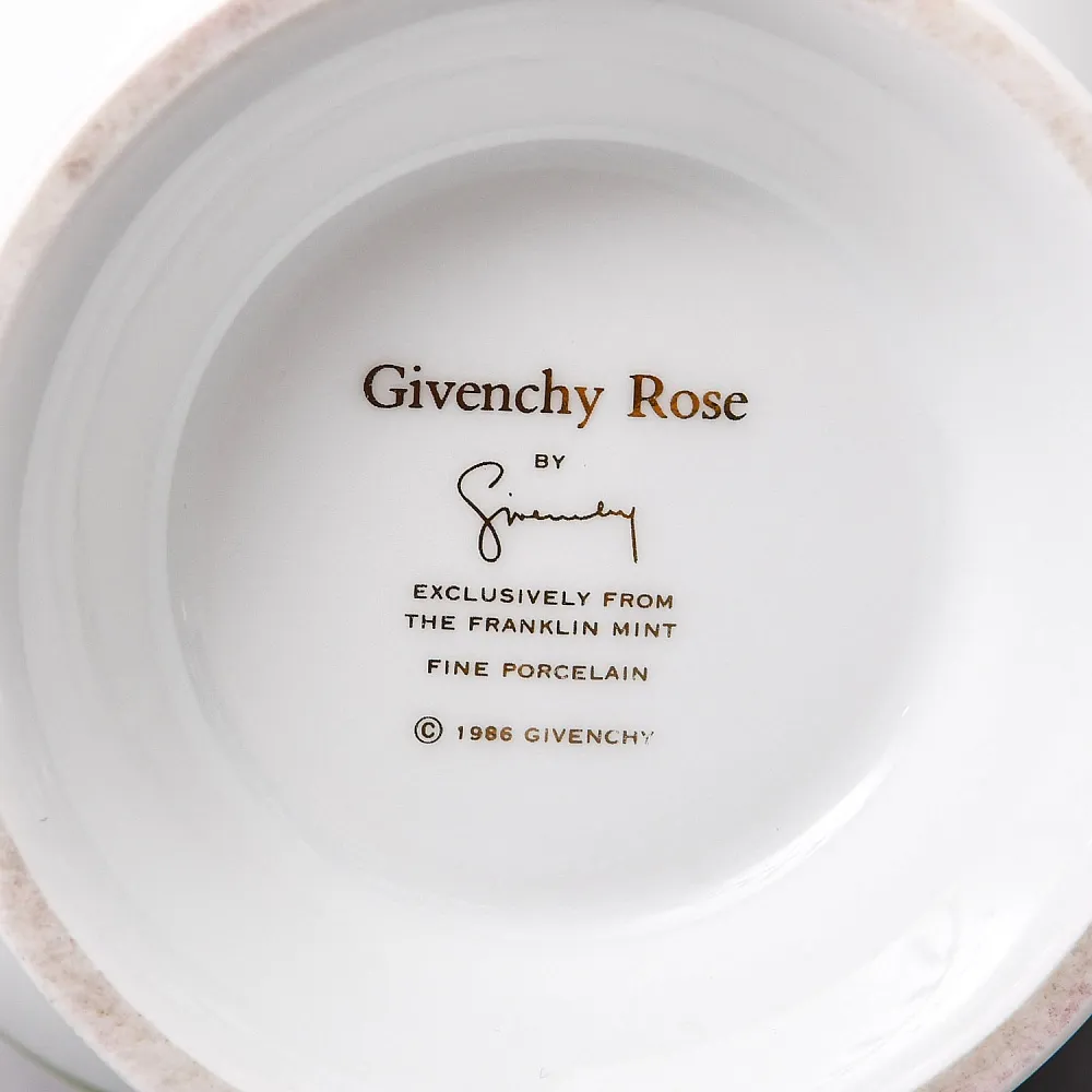 Винтажный Фарфоровый Кувшин «Роза Живанши», Franklin Porcelain США - 1986 год.