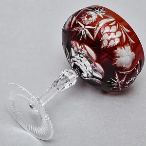 Набор 6-ть «Креманок» из Цветного Хрусталя серия «Виноград», NACHTMANN Германия, 60 -е годы.