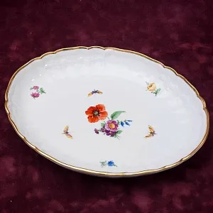 Винтажное Сервировочное Фарфоровое Блюдо - Тарелка, KPM Германия, вторая половина ХIХ века. 