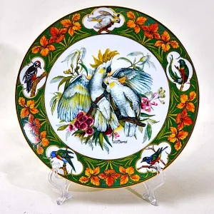 Редкость! Коллекционная Тарелка «Какаду» Фарфор, Hause Schirnding, Германия - 1994 год.