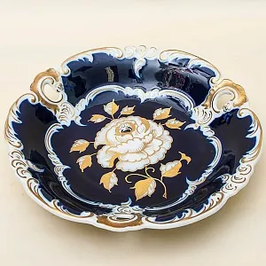 Коллекционное Сервировочное Блюдо «Золотая Роза» WALLENDORF, Германия -1963 год.