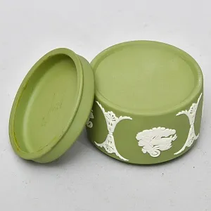 Коллекционная Шкатулка - Бонбоньерка «Античная Колесница», Яшмовый Фарфор WEDGWOOD, Англия.