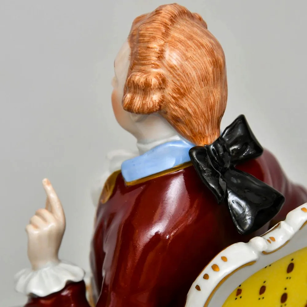 Коллекционные Парные статуэтки «Дама и Кавалер. Светская беседа», Фарфор SP Dresden, Германия.