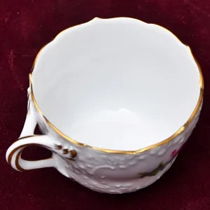 Коллекционая Кофейная пара «Цветочная россыпь», Фарфор MEISSEN / МЕЙСЕН Германия.