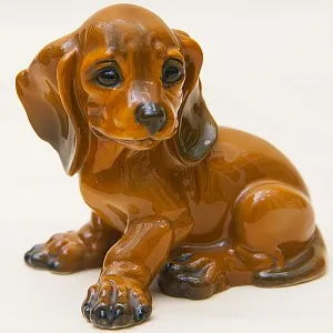 Коллекционная Статуэтка Собака, «МАЛЕНЬКАЯ ТАКСА», Фарфор ROSENTHAL, Германия -1974 год.