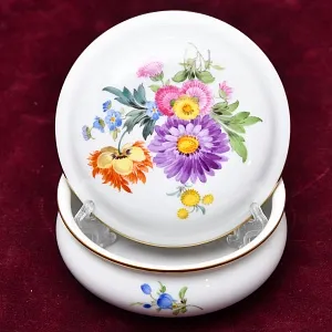 Коллекционная Фарфоровая Шкатулка - Бонбоньерка «MEISSEN Blumen», MEISSEN Германия.