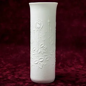 Бисквитный Фарфор! Коллекционная Ваза «Розовый Сад», KAISER, Германия - 1958 -1960 годы.