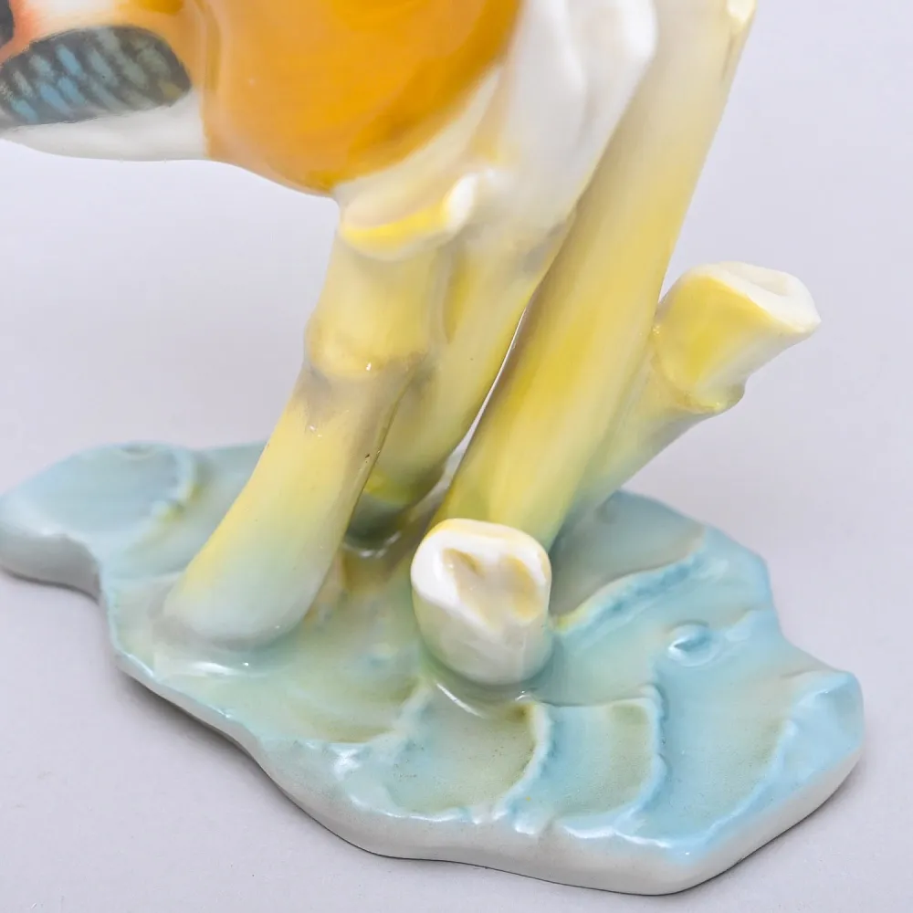 Фарфоровая Статуэтка «Птица - Зимородок», Hutschenreuther Германия, вторая половина ХХ века.