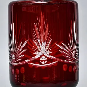 Набор Графин и Рюмки «Рубиновый Хрусталь», Tirgu-Mures Германия, 50 -е годы ХХ века.