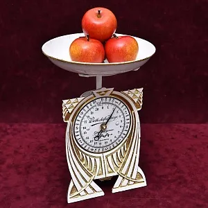 Антикварные Кухонные Механические одно чашечные Весы на 10кг «Wirtschafts-Waage» Германия.