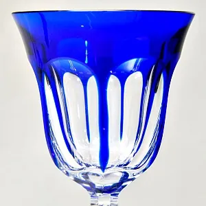Редкость! Хрустальный Бокал для вина «Diana» - синий, NACHTMANN Германия, 60 -е годы ХХ века.