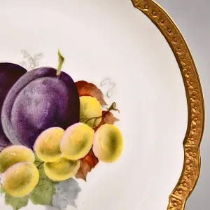 Антикварный Набор из 6-ти Фарфоровых тарелок «ФРУКТЫ-ЯГОДЫ», Rosenthal Германия, 1922- 1933 гг.