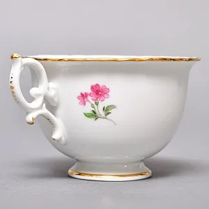 Чайный набор «Мейсенский букет» на 6 персон, Фарфор MEISSEN Германия, 1924 - 1934 годы. 