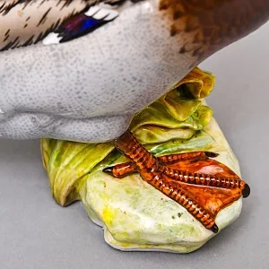 Коллекционная Фарфоровая статуэтка «Утка - Селезень», Испания, 50-70 годы ХХ века. 