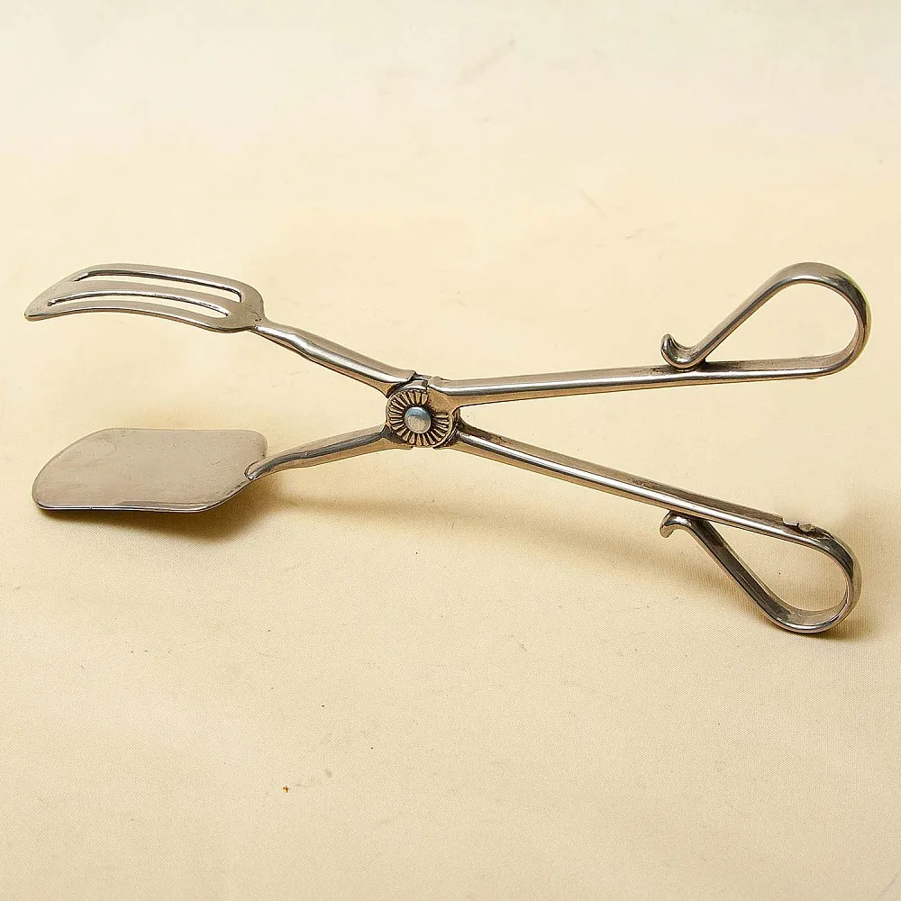 ВИНТАЖНЫЕ СЕРВИРОВОЧНЫЕ ЩИПЦЫ . Металл Silverplate, Англия середина ХХ века.