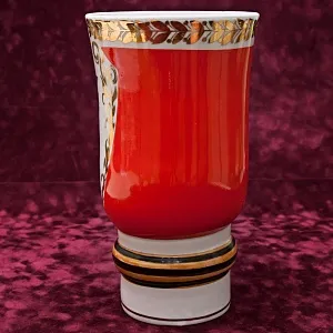 Коллекционная Фарфоровая Ваза «Орден Победа», Довбышевский ФЗ СССР, 70-е гг. ХХ века.