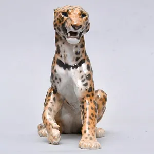Коллекционная Фарфоровая статуэтка «ЯГУАР», Bing&Grøndahl Дания - середина ХХ века.