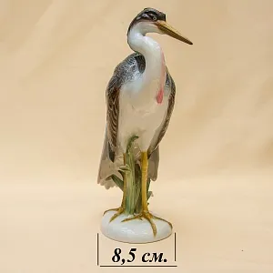 Редкость!!! Птица - Фарфоровая Статуэтка «Малая ЦАПЛЯ» ROSENTHAL Германия -1964 год.