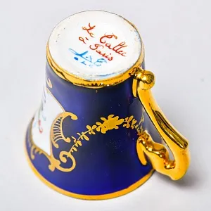 Коллекционная Фарфоровая Кофейная Пара, Le TALLEC, Франция - 1952 год.