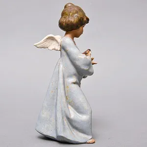 Коллекционная Фарфоровая статуэтка «Ангел с птицей» серия Грес, Lladro Испания.