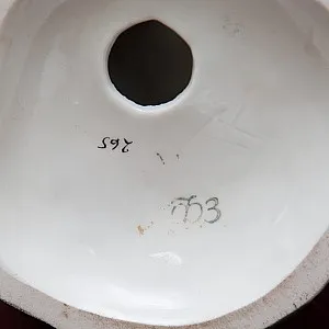 РЕДКОСТЬ!! Фарфоровая Статуэтка «Девочка с венком», ЛФЗ СССР - 1955 год.