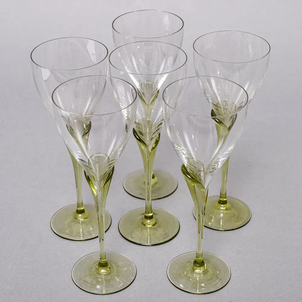 Бокалы для вина «Papyrus», Хрусталь Rosenthal Studio Line, Германия -1960 -1969 годы.