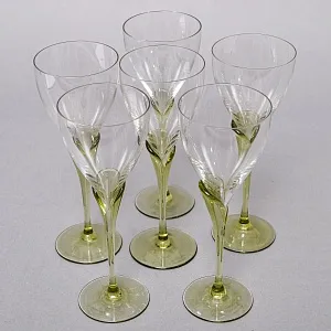 Бокалы для вина «Papyrus», Хрусталь Rosenthal Studio Line, Германия -1960 -1969 годы.