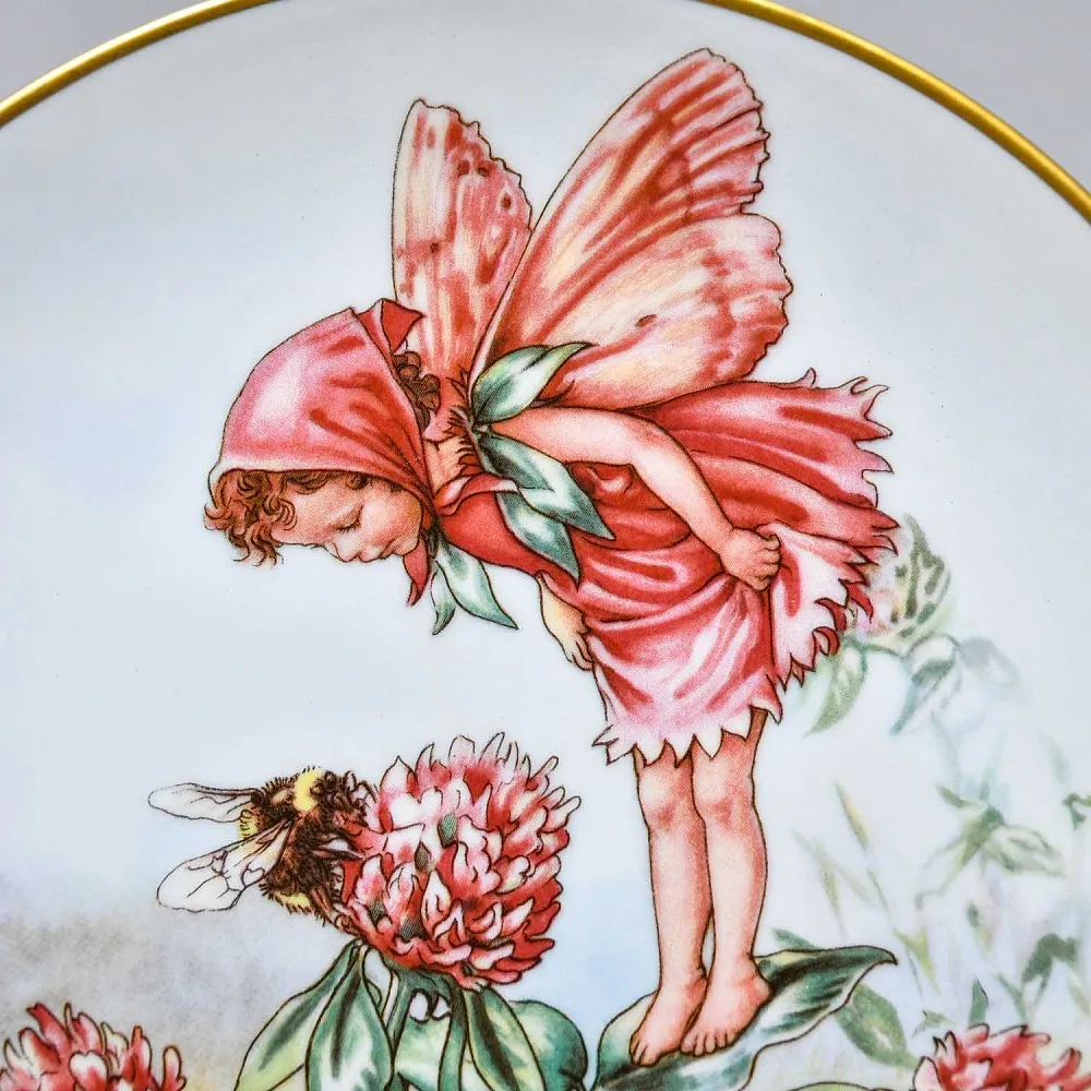 Коллекционная Фарфоровая Тарелка - Блюдо «Фея Клевера», Wedgwood Англия - 1989 год. 