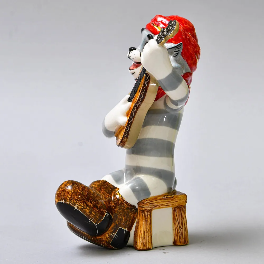 Авторская Коллекционная Фарфоровая Статуэтка «Кот Матроскин», Россия.