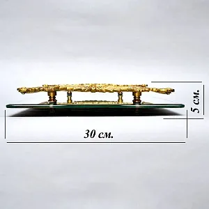 Антикварный Зеркальный Поднос для сервировки и подачи, Франция начало ХХ века.. 