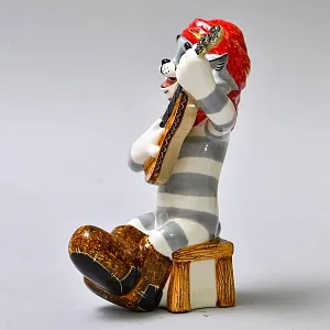 Авторская Коллекционная Фарфоровая Статуэтка «Кот Матроскин», Россия.
