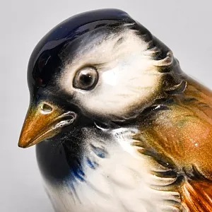 Коллекционная Фарфоровая статуэтка «Птица - Воробей», Goebel Германия -1972 год.