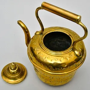 Винтажный Латунный Чайник на 3 литра. Марокко, середина ХХ века.