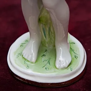 РЕДКОСТЬ!! Фарфоровая Статуэтка «Пионерка с голубями», ЛФЗ СССР - 1952 год.