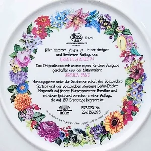 Коллекционная Тарелка «GRANDE FINALE'1994» Фарфор, Хутчеройтер - Hutschenreuther, Германия.