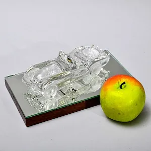 Коллекционная Хрустальная Модель «Автомобиль - Jaguar XK» Spiegelau Crystal Германия. 