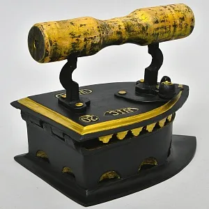 Большой Старинный Угольный Чугунный Утюг Индия первая половина ХХ века.