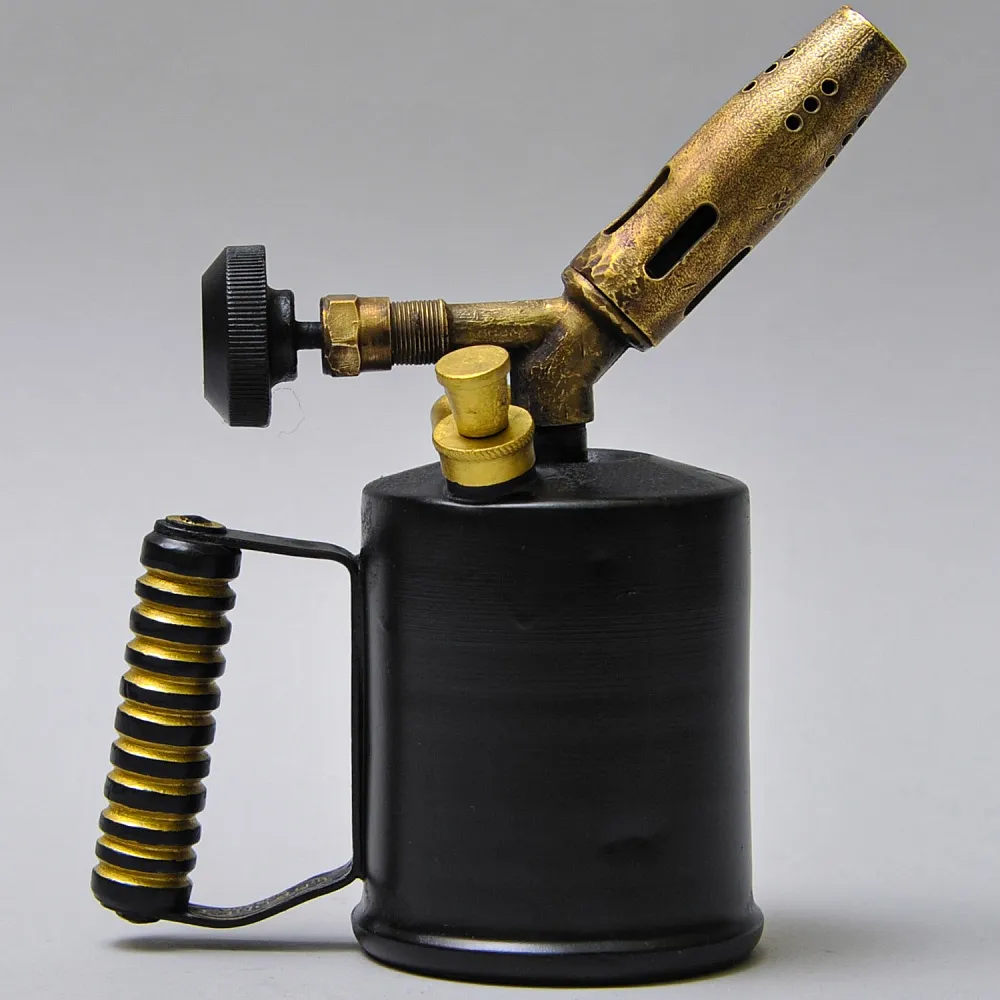 Винтажная Малая Бензиновая Горелка - Паяльная Лампа «ПРОМЕТ», СССР -60-е гг.