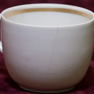 Две чашки «Красная Москва» Фарфор СССР Вербилки, 1970-80 гг.