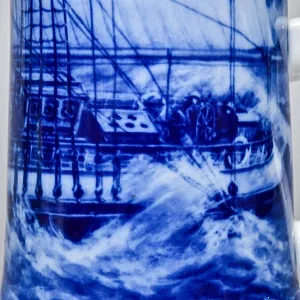 Коллекционная Пивная Кружка «Барк „Фюрст Бисмарк“ в Ревущих Сороковых», Berlin Design Германия -1979 год.