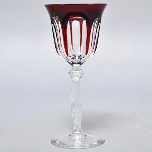 Редкость! Рубиновый Хрустальный Бокал для вина «Diana», NACHTMANN Германия, 60 -е годы ХХ века.